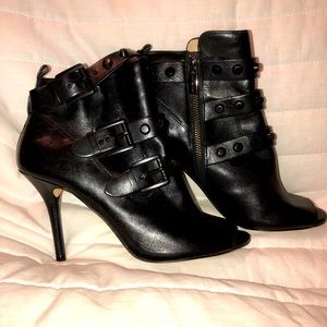 Michael Kors black stiletto booties